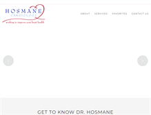 Tablet Screenshot of hosmanecardiology.com